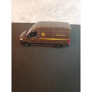 UPS Mercedes-Benz Sprinter Delivery Van Brown Diecast Toy Vehicle Truck Promo